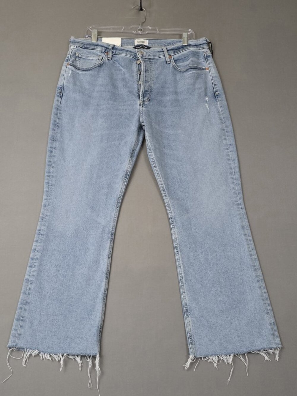 Citizens of Humanity Isola Jeans Womens 32 Light Wash Cropped Straight NWT
